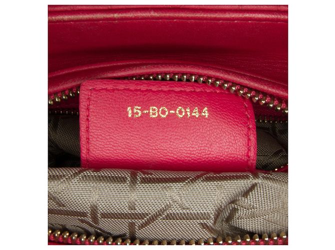 Dior Pink Medium Lammleder Cannage Lady Dior - Ansicht 8