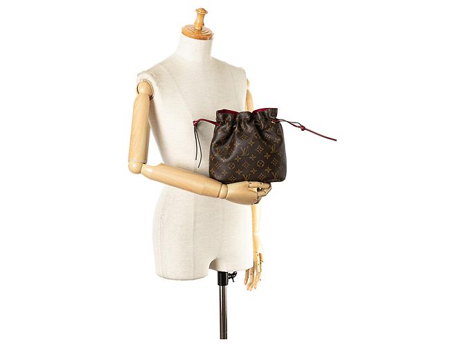 Custodia Louis Vuitton con monogramma marrone Noe - vista 10