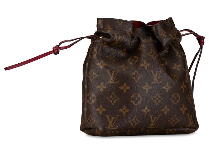 Custodia Louis Vuitton con monogramma marrone Noe - vista 2