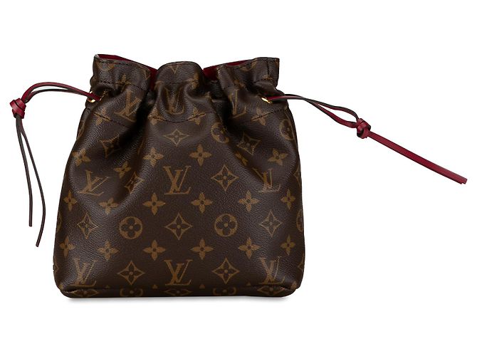 Custodia Louis Vuitton con monogramma marrone Noe - vista 3