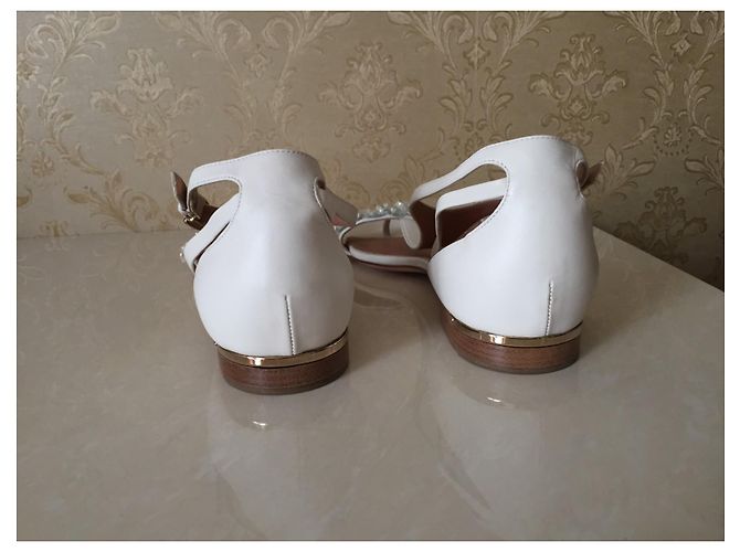Sandali Nina Ricci in pelle bianchi Bianco - vista 10