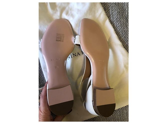 Sandali Nina Ricci in pelle bianchi Bianco - vista 11