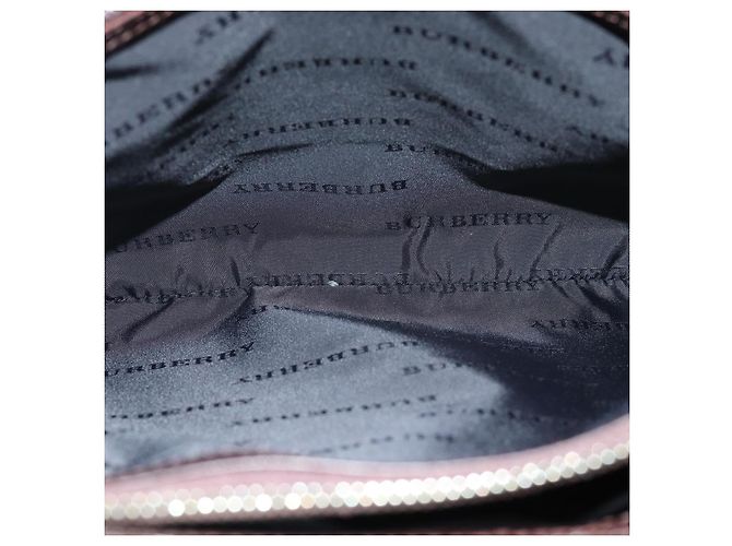 BURBERRY Borsa a mano Nova Check Canvas Beige Auth ep4500 - vista 14