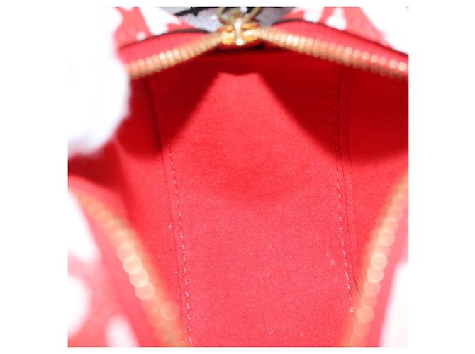 Borsa LOUIS VUITTON Giant Crafty Boite Chapoe Souple con monogramma M45364 auth 74682S Rosso - vista 20