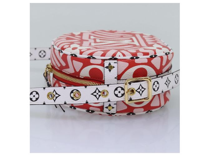 Borsa LOUIS VUITTON Giant Crafty Boite Chapoe Souple con monogramma M45364 auth 74682S Rosso - vista 3
