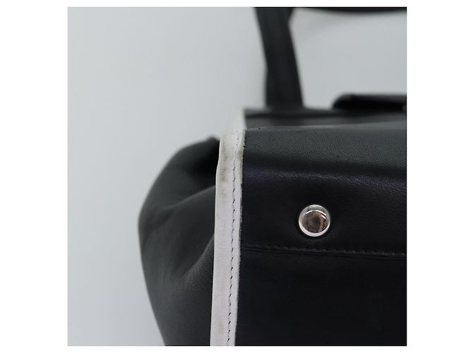 BALENCIAGA Borsa A Spalla Pelle Nera Auth bs14918 Nero - vista 10