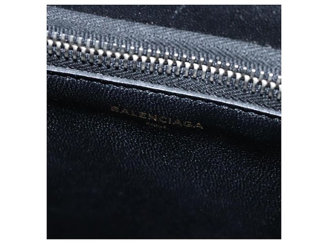 BALENCIAGA Borsa A Spalla Pelle Nera Auth bs14918 Nero - vista 15