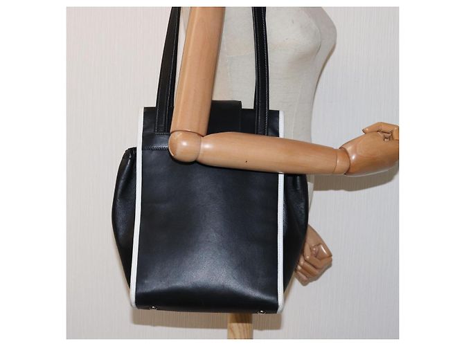 BALENCIAGA Borsa A Spalla Pelle Nera Auth bs14918 Nero - vista 20