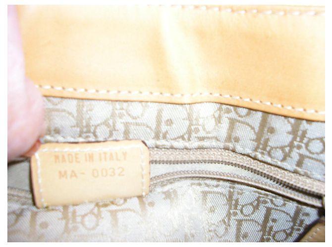 Christian Dior Columbus tela e pelle. Multicolore - vista 11
