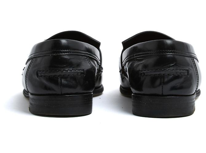Hermès Mocassini Medor di Hermes EU37 Loafers Collier de Chien US6.5 UK4 Nero - vista 4