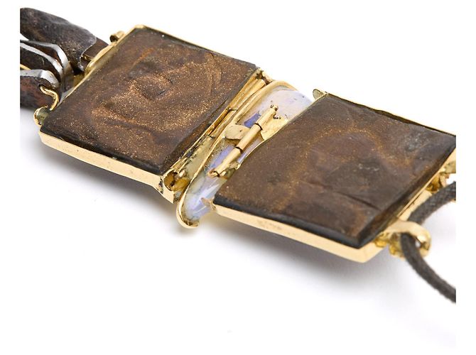 Autre Marque Thierry Vendome 2020 Collier Riviere Opal einzigartig Golden - Ansicht 6