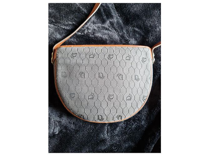 Borsa a tracolla Christian Dior Monogramma Marrone Grigia Grigio - vista 10