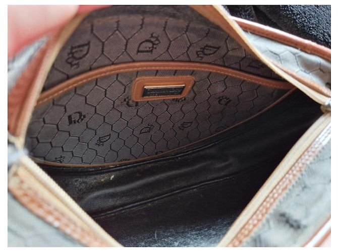 Borsa a tracolla Christian Dior Monogramma Marrone Grigia Grigio - vista 19