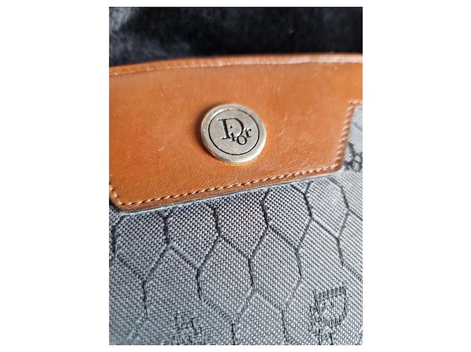Borsa a tracolla Christian Dior Monogramma Marrone Grigia Grigio - vista 4