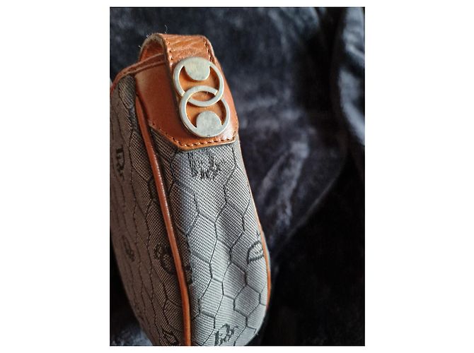 Borsa a tracolla Christian Dior Monogramma Marrone Grigia Grigio - vista 6