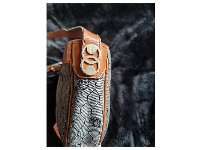 Borsa a tracolla Christian Dior Monogramma Marrone Grigia Grigio - vista 9