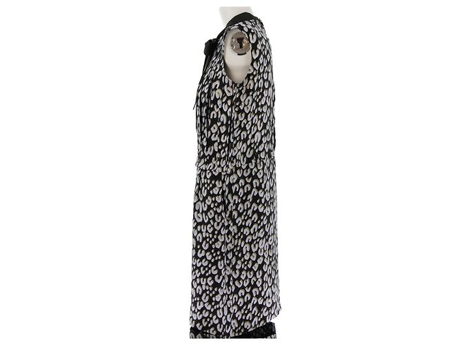 LOUIS VUITTON Kleider T.FR 38 Polyester Schwarz - Ansicht 4
