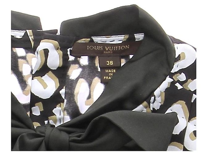 LOUIS VUITTON Kleider T.FR 38 Polyester Schwarz - Ansicht 5