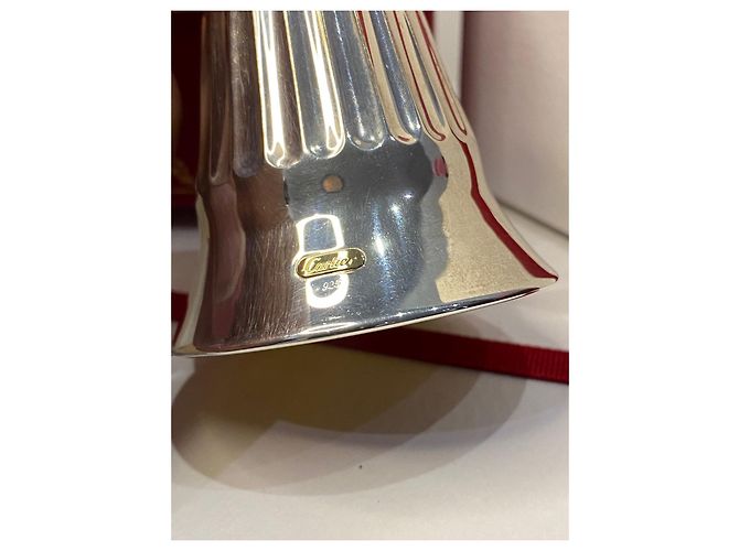 Campana da cena Cartier Argento e Lapis Lazuli Trinity D'oro Silver hardware - vista 2