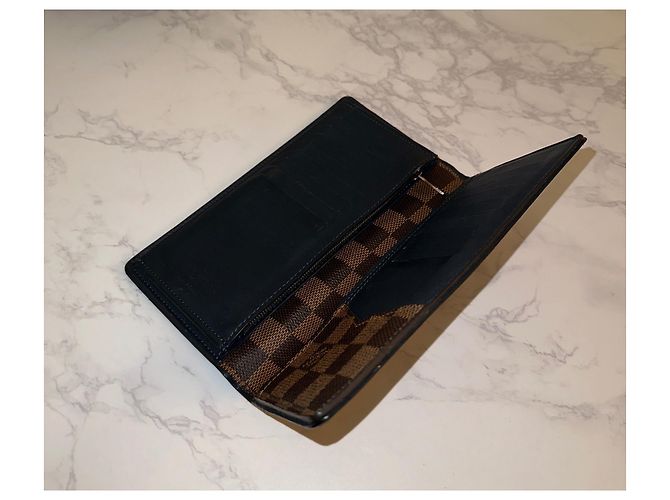 Louis Vuitton wallet brown leather - view 3