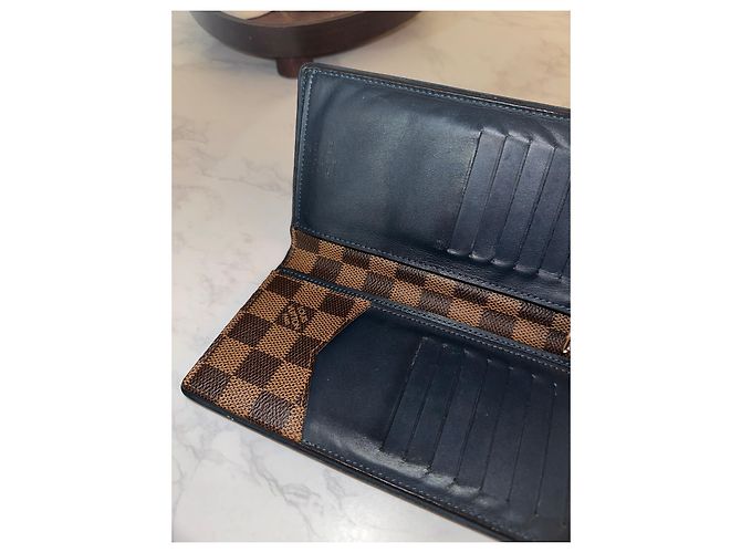 Louis Vuitton wallet brown leather - view 6
