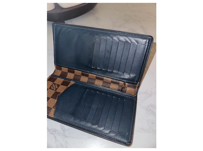 Louis Vuitton wallet brown leather - view 8