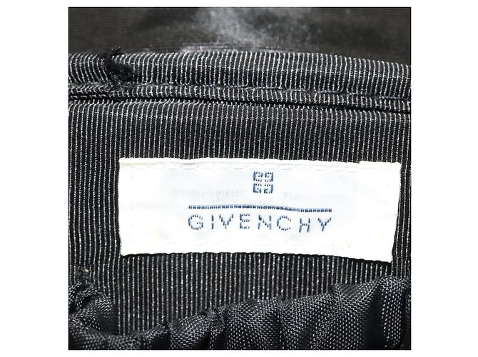 Pochette cosmetica Vanity GIVENCHY in nylon nero Auth am6346 - vista 10