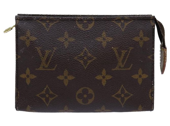 LOUIS VUITTON Monogram Poche Toilette 15 Pouch M47546 LV Auth 76270 Monogramma - vista 13