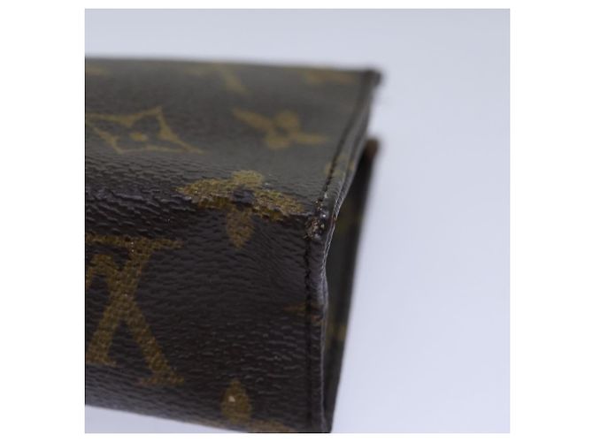 LOUIS VUITTON Monogram Poche Toilette 15 Pouch M47546 LV Auth 76270 Monogramma - vista 16