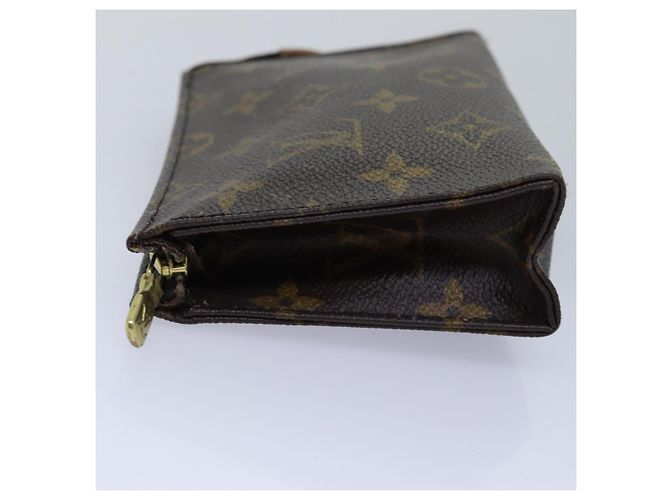 LOUIS VUITTON Monogram Poche Toilette 15 Pouch M47546 LV Auth 76270 Monogramma - vista 3