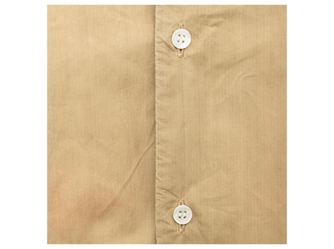 Camicia Aspesi in cotone kaki Cachi - vista 4