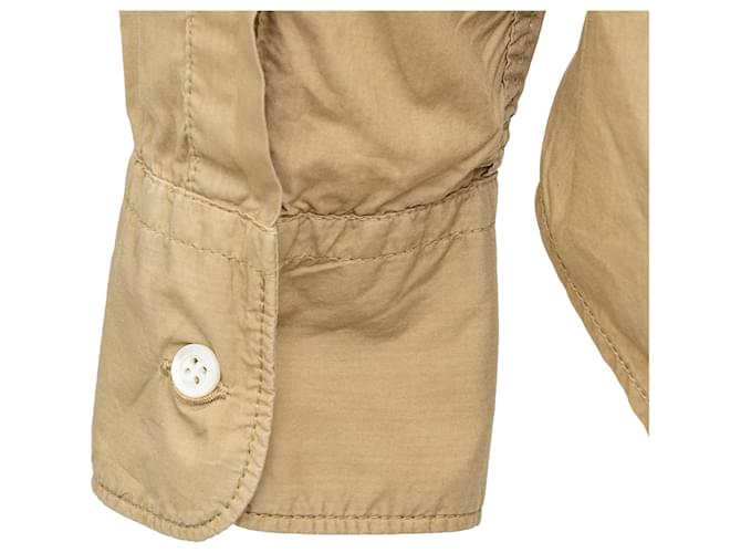 Camicia Aspesi in cotone kaki Cachi - vista 5