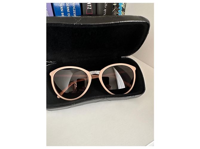 Gafas de sol Chanel Butterfly de acetato beige Arena - vista 2