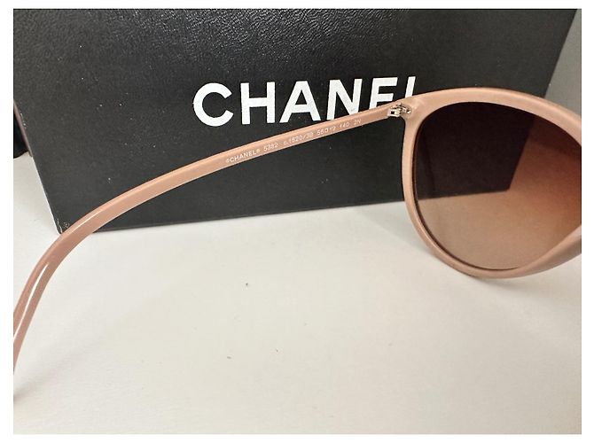 Gafas de sol Chanel Butterfly de acetato beige Arena - vista 9
