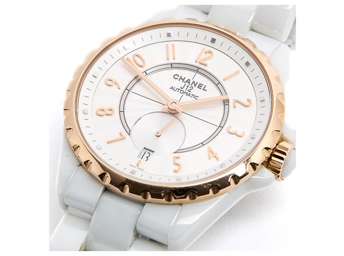 Reloj Chanel J12 365 de Oro Rosa Cerámico J12 2014 Blanco - vista 2