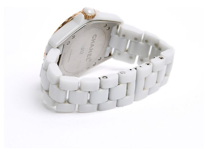 Reloj Chanel J12 365 de Oro Rosa Cerámico J12 2014 Blanco - vista 3