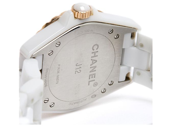Reloj Chanel J12 365 de Oro Rosa Cerámico J12 2014 Blanco - vista 4