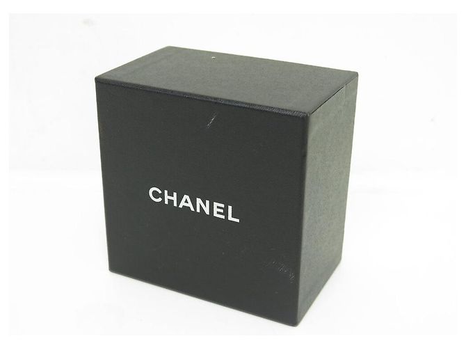 BRACCIALE VINTAGE CHANEL MANCHETTE LOGO CC 1970 T17 METALLO DORATO EMAIL NERO BANGLE D'oro - vista 12