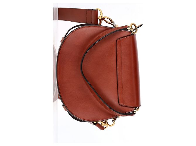 Bolso Small Tess Chloé en cuero y ante marrón - vista 11