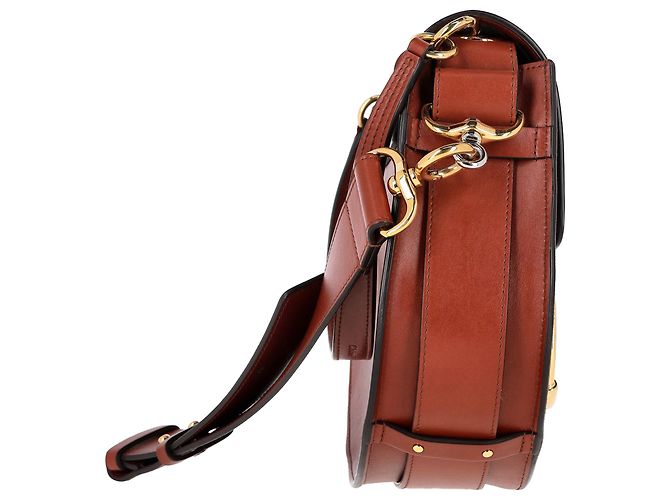 Bolso Small Tess Chloé en cuero y ante marrón - vista 2