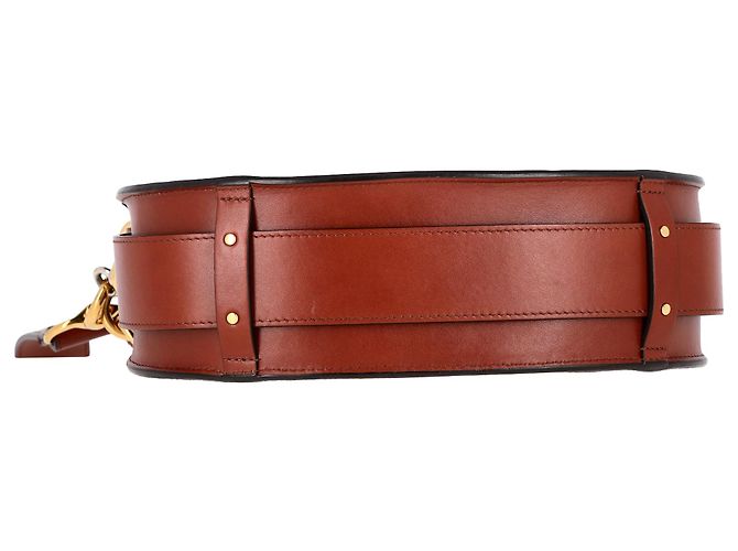 Bolso Small Tess Chloé en cuero y ante marrón - vista 4