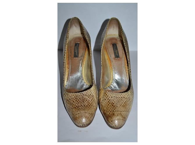Dolce & Gabbana Python Pumps Beige Größe 38 - Ansicht 3
