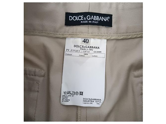 Shorts de Dolce & Gabbana de los años 90 Beige - vista 3