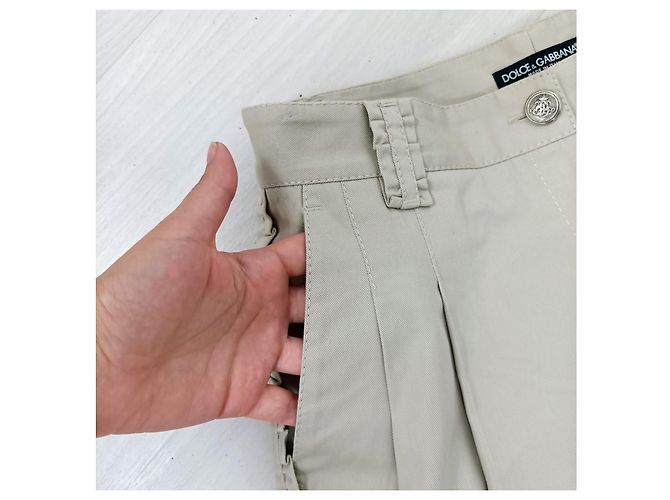 Shorts de Dolce & Gabbana de los años 90 Beige - vista 8