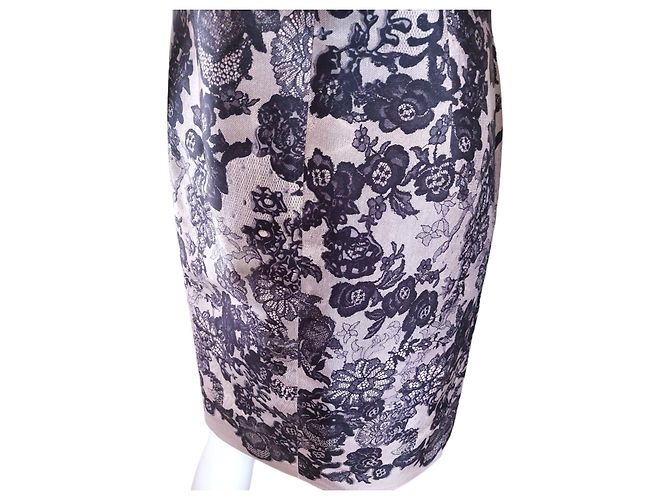 Vestido de seda con estampado Valentino Roma Multicolor - vista 10