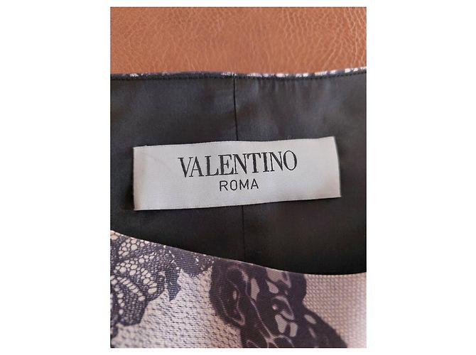 Vestido de seda con estampado Valentino Roma Multicolor - vista 11