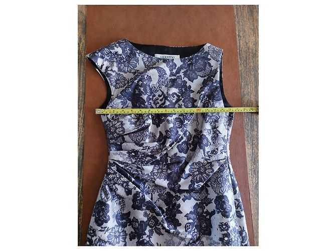 Vestido de seda con estampado Valentino Roma Multicolor - vista 16