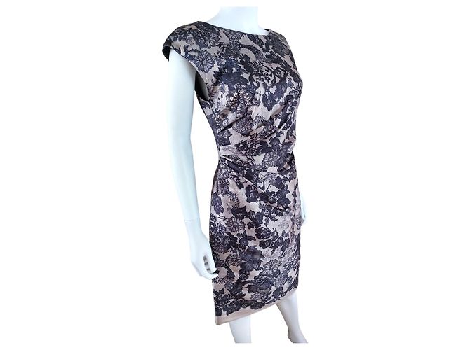 Vestido de seda con estampado Valentino Roma Multicolor - vista 2