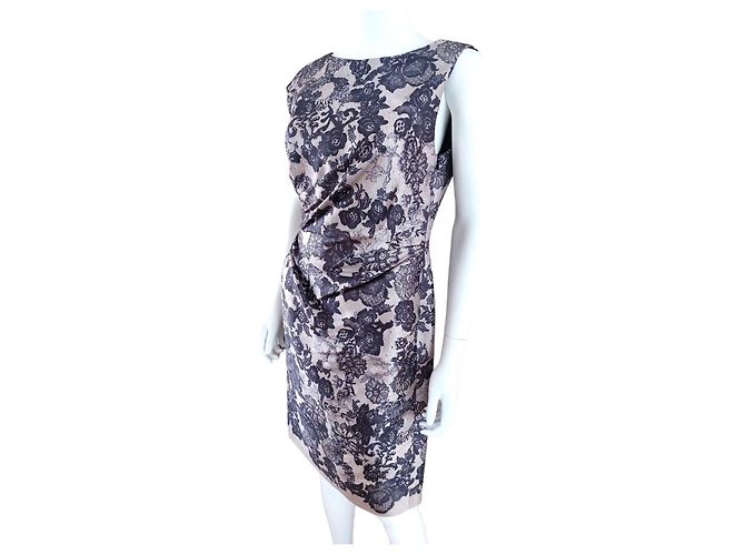 Vestido de seda con estampado Valentino Roma Multicolor - vista 3