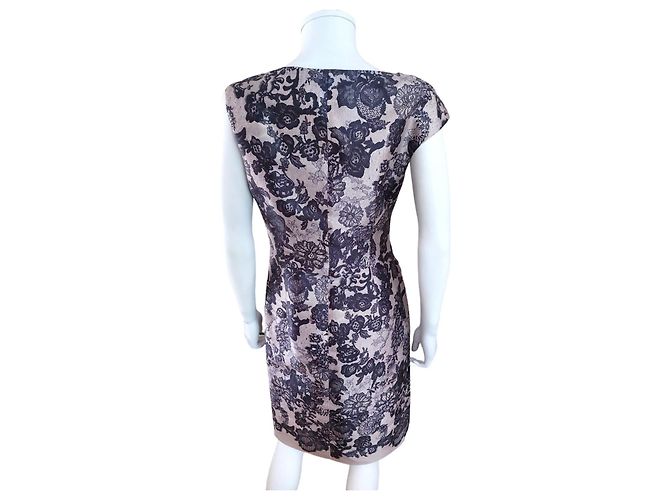 Vestido de seda con estampado Valentino Roma Multicolor - vista 4